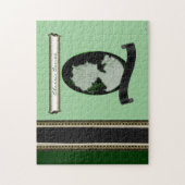 Klassieke cameo (Jade/Green) Legpuzzel (Verticaal)
