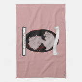 Klassieke cameo (Roos) Theedoek (Verticaal)