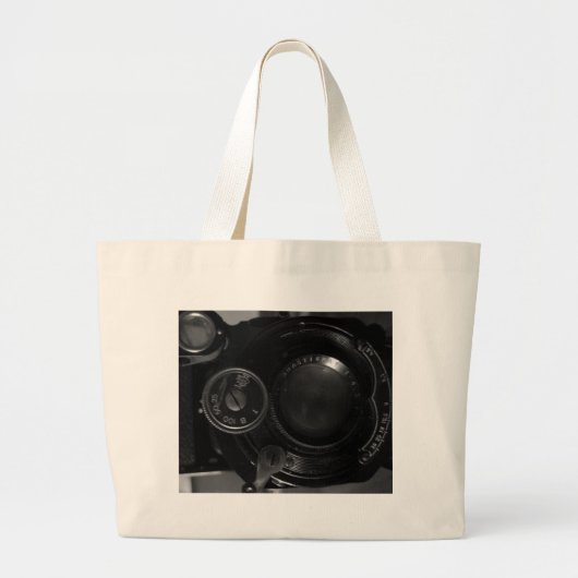 Klassieke camera afdrukken grote tote bag (Voorkant)