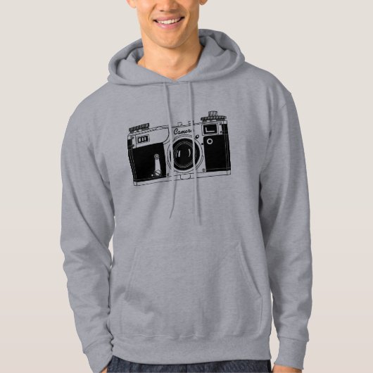 Klassieke camera hoodie (Voorkant)