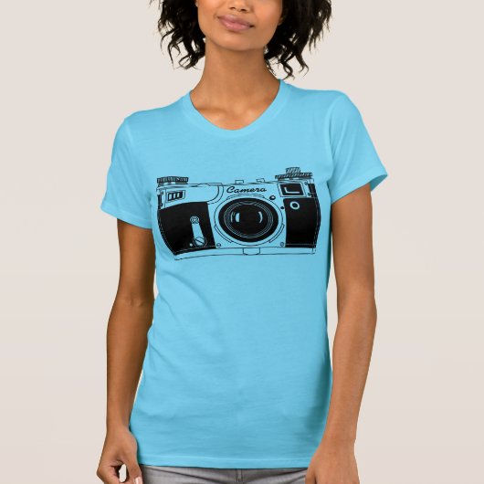 Klassieke camera t-shirt (Voorkant)