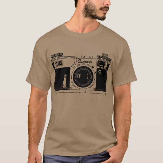 Klassieke camera t-shirt (Voorkant)