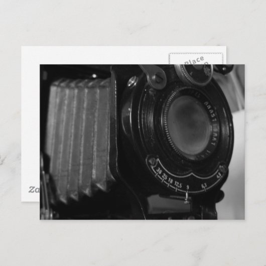 Klassieke cameraafdruk briefkaart (Voorkant / Achterkant)