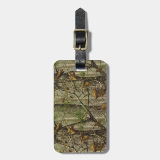 Klassieke Camouflage Bagagelabel (Voorkant verticaal)