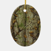 Klassieke Camouflage Keramisch Ornament (Voorkant)