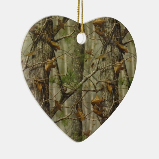 Klassieke Camouflage Keramisch Ornament (Rechts)