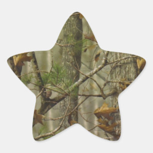 Klassieke Camouflage Ster Sticker