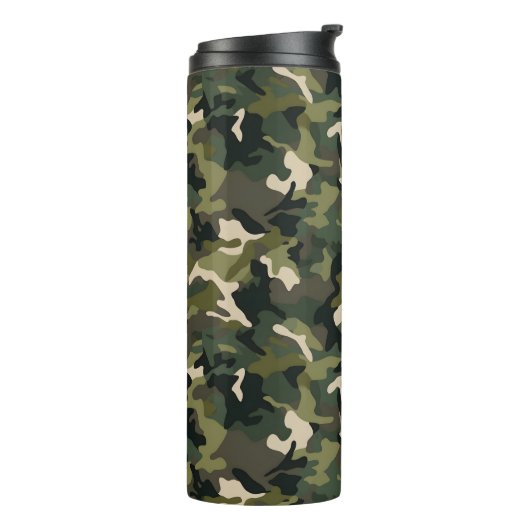 Klassieke Camouflage Thermosbeker (Gedraaid links)