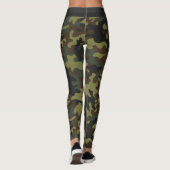Klassieke Camouflage Tried en True Striped Leggings (Achterkant)