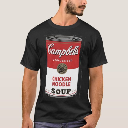 Klassieke Campbells Kip Noedelsoep Oversized T-shirt (Voorkant)