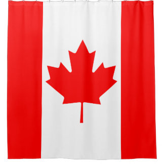Klassieke Canada-vlaggenmakelaar Leaf Douchegordijn