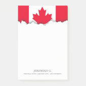 Klassieke Canadese vlag Post-it® Notes (Voorkant)