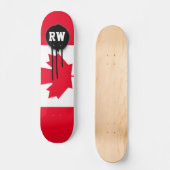 Klassieke Canadese vlag Skateboard (Voorkant)