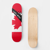 Klassieke Canadese vlag Skateboard (Voorkant)