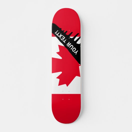 Klassieke Canadese vlag Skateboard (Voorkant)