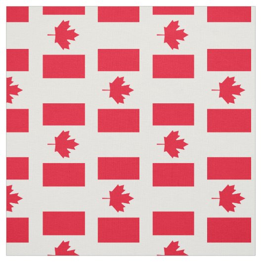 Klassieke Canadese vlag Stof (Swatch)