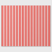Klassieke Candy Cane Stripes Cadeaupapier (Vlak)