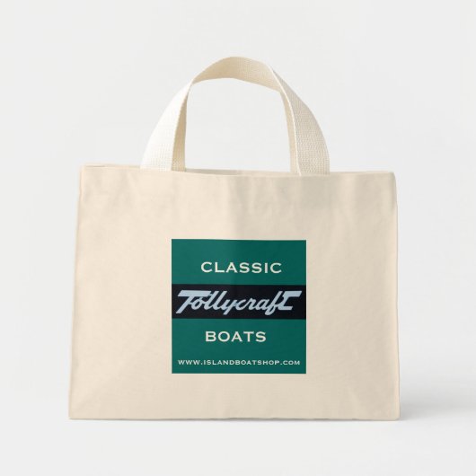 Klassieke canvas tas met tolvaartuigen (Voorkant)