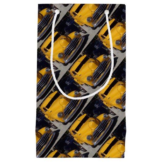 Klassieke Car Gift Bag voor hem Klein Cadeauzakje (Voorkant)