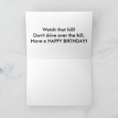 klassieke CAR Verjaardag Groet Kaart (Binnen)