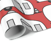  klassieke caravan met afgeronde caravan cadeaupapier (Rol Hoek)