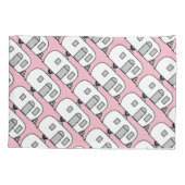 klassieke caravan met afgeronde caravan kussensloop (Achterkant)