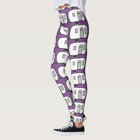 klassieke caravan met afgeronde caravan leggings (Links)