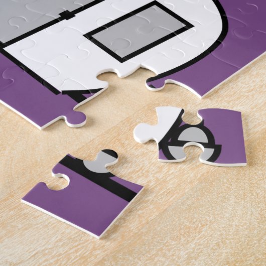  klassieke caravan met afgeronde caravan legpuzzel (Zijkant)