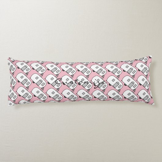 klassieke caravan met afgeronde caravan lichaamskussen (Achterkant)