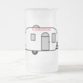  klassieke caravan met afgeronde caravan matglas bierpul (Center)