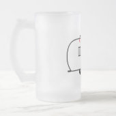  klassieke caravan met afgeronde caravan matglas bierpul (Links)