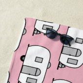  klassieke caravan met afgeronde caravan strandlaken (In situ)