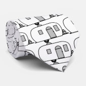 klassieke caravan met afgeronde caravan stropdas (Opgerold)