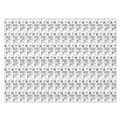 klassieke caravan met afgeronde caravan tafelkleed (Voorkant (Horizontaal))