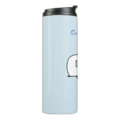  klassieke caravan met afgeronde caravan thermosbeker (Gedraaid links)