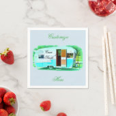  klassieke caravan met zigeunerlijker servet (Insitu)