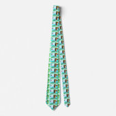  klassieke caravan met zigeunerlijker stropdas (Voorkant)