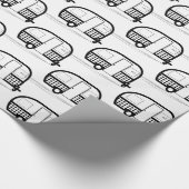 Klassieke caravan Thunder_Cove Cadeaupapier (Hoek)
