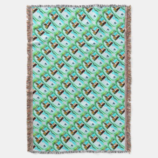  klassieke caravan Thunder_Cove Deken (Voorkant Verticaal)