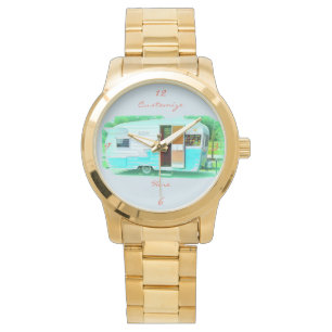  klassieke caravan Thunder_Cove Horloge