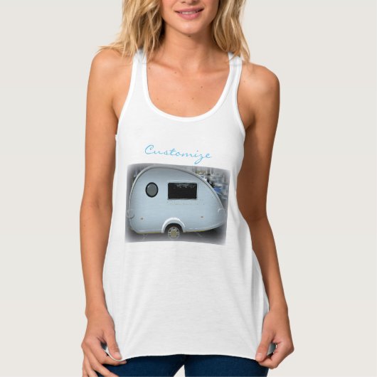  klassieke caravan Thunder_Cove T-shi Tanktop (Voorkant)