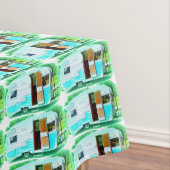  klassieke caravan Thunder_Cove Tafelkleed (Voorbeeld)