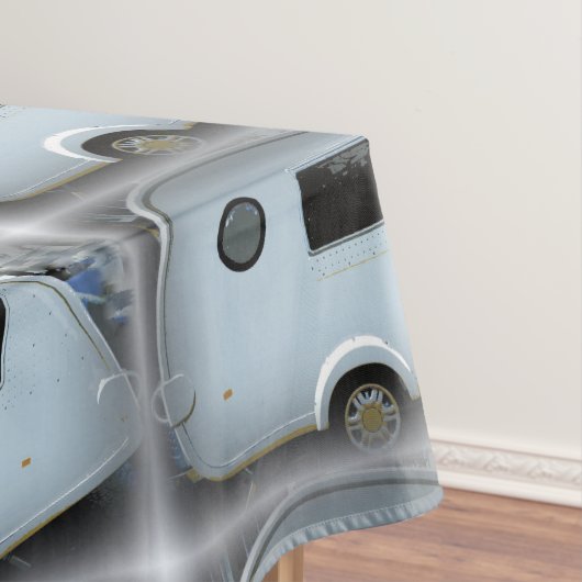 klassieke caravan Thunder_Cove Tafelkleed (Voorbeeld)