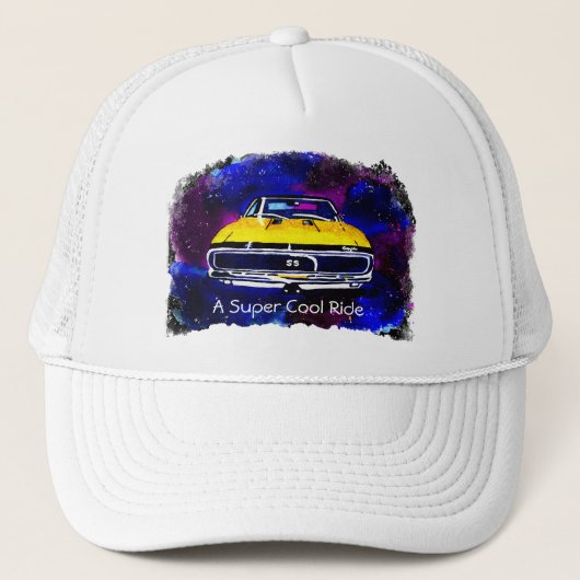 Klassieke cartografie "een superwolplaat" Trucker  Pet (Voorkant)