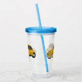 Klassieke cartoon acryl drinkbeker (Links)