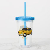 Klassieke cartoon acryl drinkbeker (Voorkant)