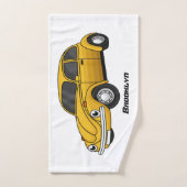 Klassieke cartoon bad handdoek (Handdoek)