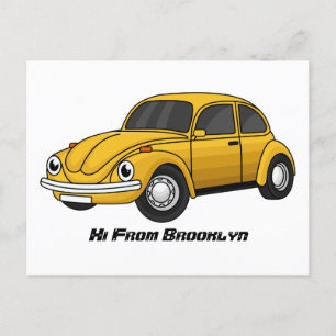 Klassieke cartoon briefkaart