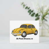 Klassieke cartoon briefkaart (Staand voorkant)