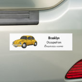 Klassieke cartoon bumpersticker (Op auto)